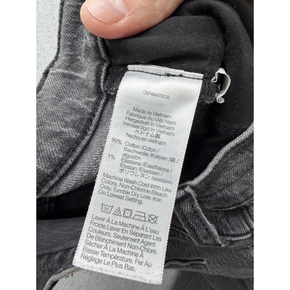 Madewell The Perfect Vintage Jean Womens 26 Gray High Rise Mom Denim Stretch - Picture 8 of 11